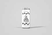 500 ML Can Mockup, a Packaging Mockup by Design Squad (Thumbnail 4 of 6)