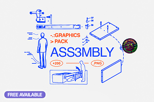 Assembly Graphics Pack (+200 .Png)