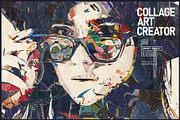Collage Art Creator, a Layer Style Add-On by Mera Pixels (Thumbnail 1 of 8)