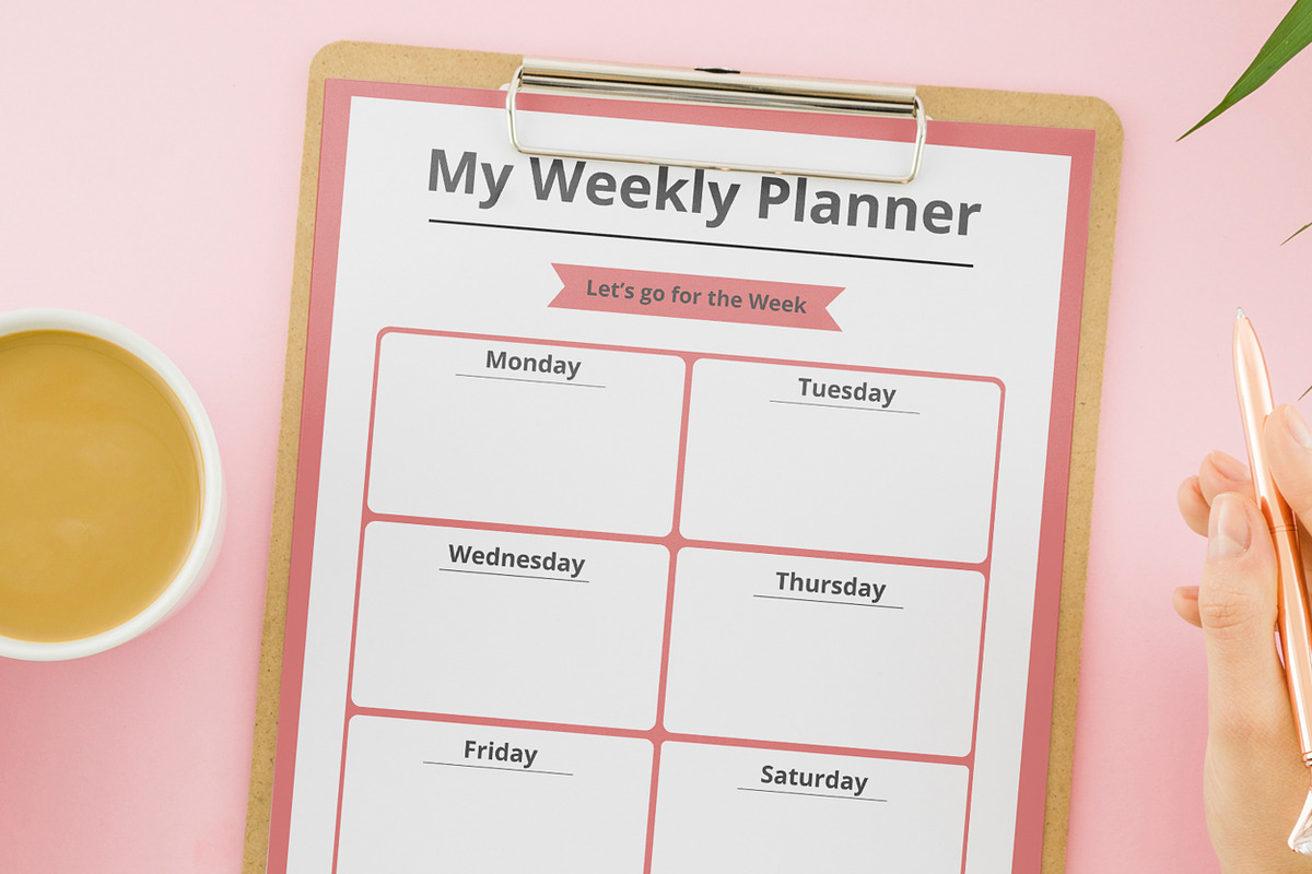 New Weekly Planner Design Layout