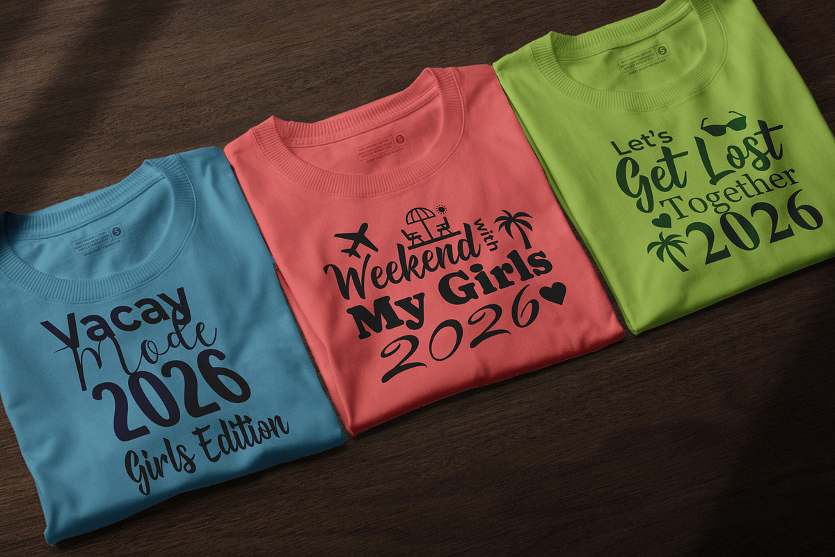 Girls Trip 2026 SVG Bundle, a Graphic by M9 Design (Photo 9 of 14)