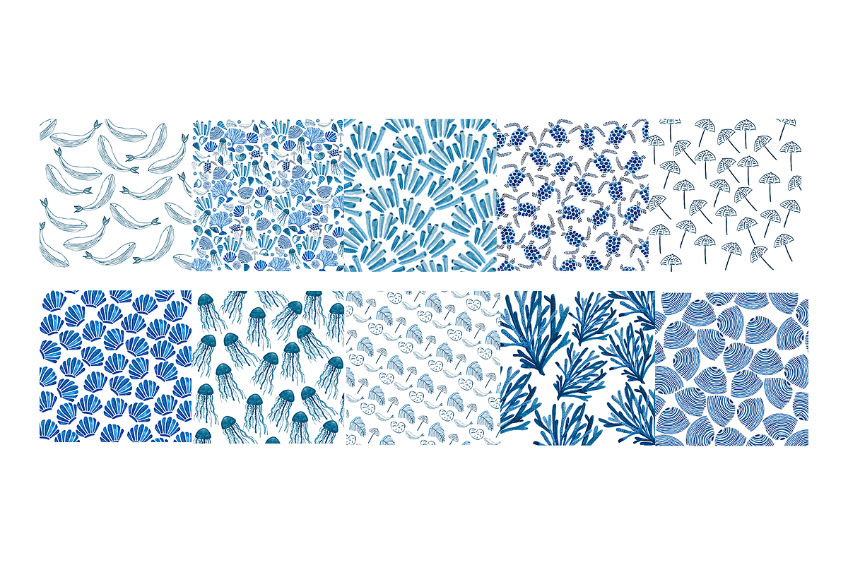 Mar Collection, a Pattern Graphic by ElicoelhoDesign Shop (Photo 7 of 9)