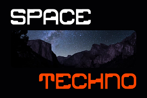 Gespora - Space & Tech Font