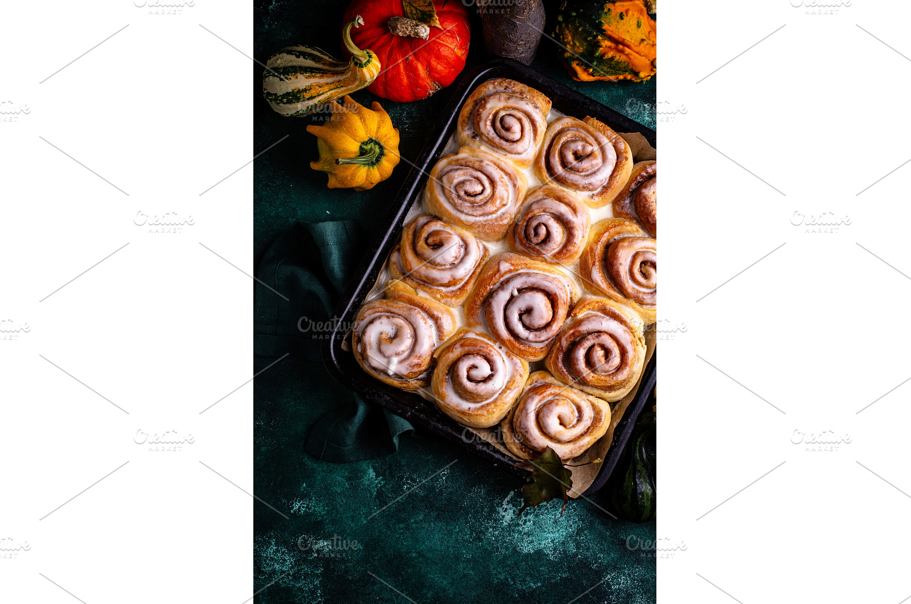Fresh homemade bakery cinnamon buns, a Food & Drink Photo by Yulia Furman