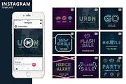 Neon Animated Template, a Social Media Template by Brandspark Mini (Thumbnail 1 of 2)