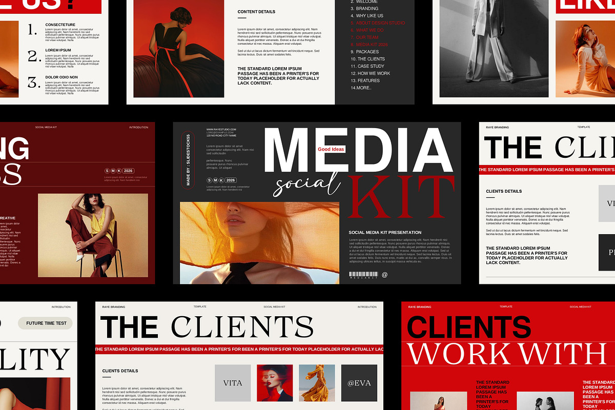 Media Kit Template, a Presentation Template by slidestock55 (Photo 4 of 11)