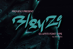 BloyZi Expressive Graffiti Font