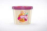 Ice Cream Product Mock-up, a Cups & Container Mockup by graystudio (Thumbnail 8 of 9)