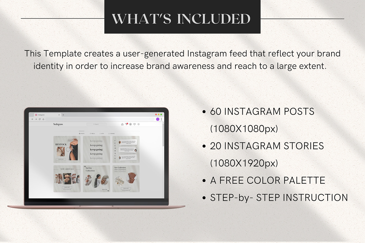 Minimalist Black Instagram Templates, a Social Media Template by DesignbySamVN (Photo 3 of 9)