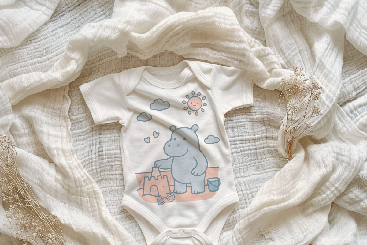 Hippo Beach Days — Clipart Bundle, an Animal Illustration by Mariia Kovalchuk (Photo 7 of 13)