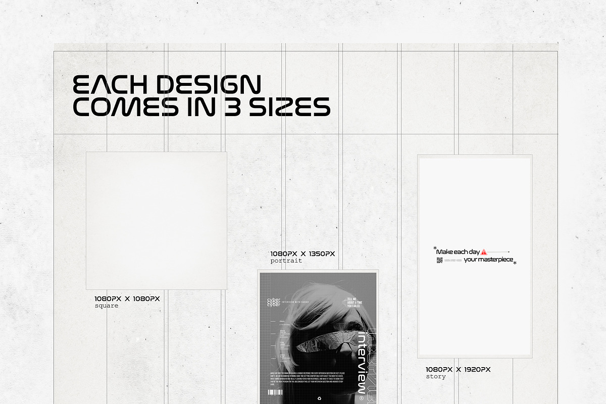 Cyberpunk | Social Media Pack CANVA, a Social Media Template by goodesign (Photo 2 of 2)