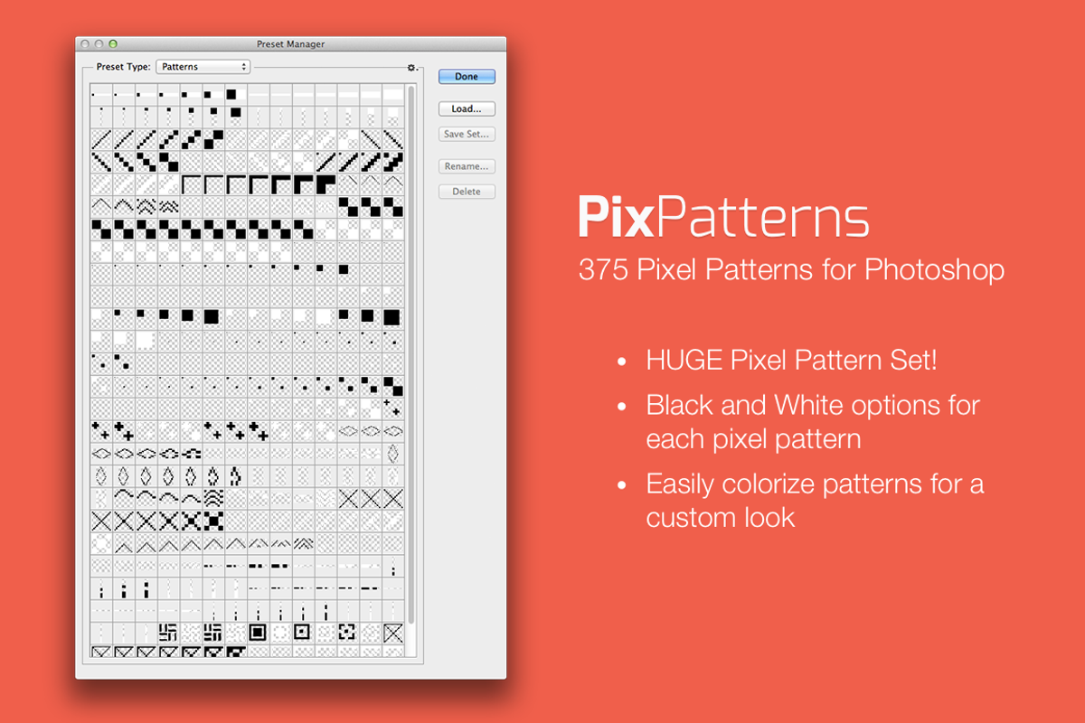Pix Patterns - 375 Pixel Patterns preview 2