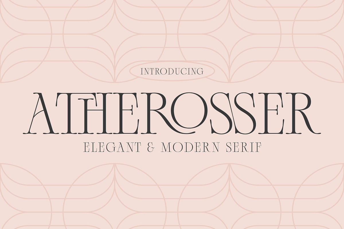 Atherosser - Classic Serif, a Serif Font by Mokatype Studio (Photo 1 of 10)