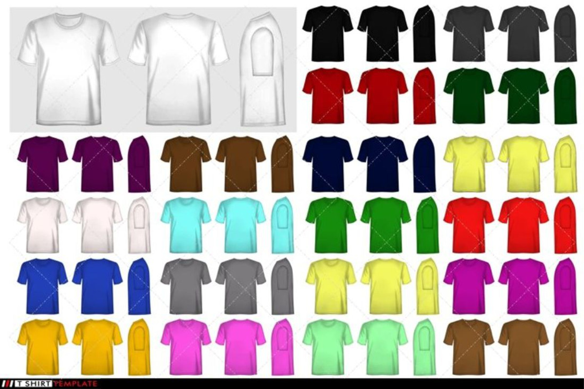 T shirt Template PNG Bundle, a Shirt Mockup by D2PUTRI (Photo 1 of 5)