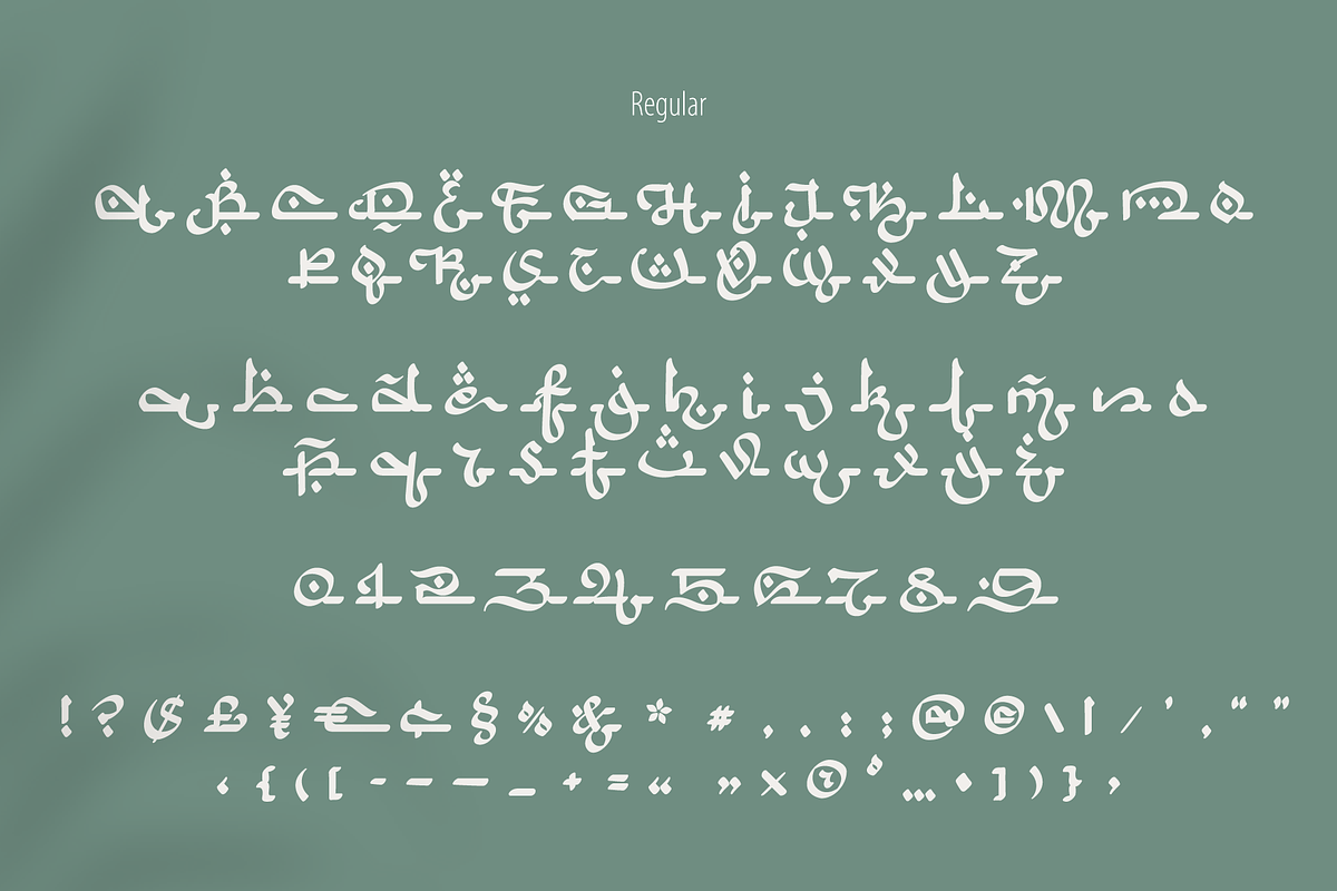 Arabic script Font, a Script Font by kaer_shop (Photo 4 of 14)