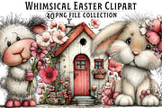 Whimsical Easter Clipart Bundle, an Illustration by Dream Creation (Thumbnail 1 of 6)