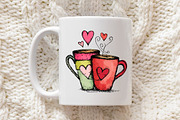 Hand Drawn Valentine Clipart, an Illustration by OK Design (Thumbnail 6 of 6)
