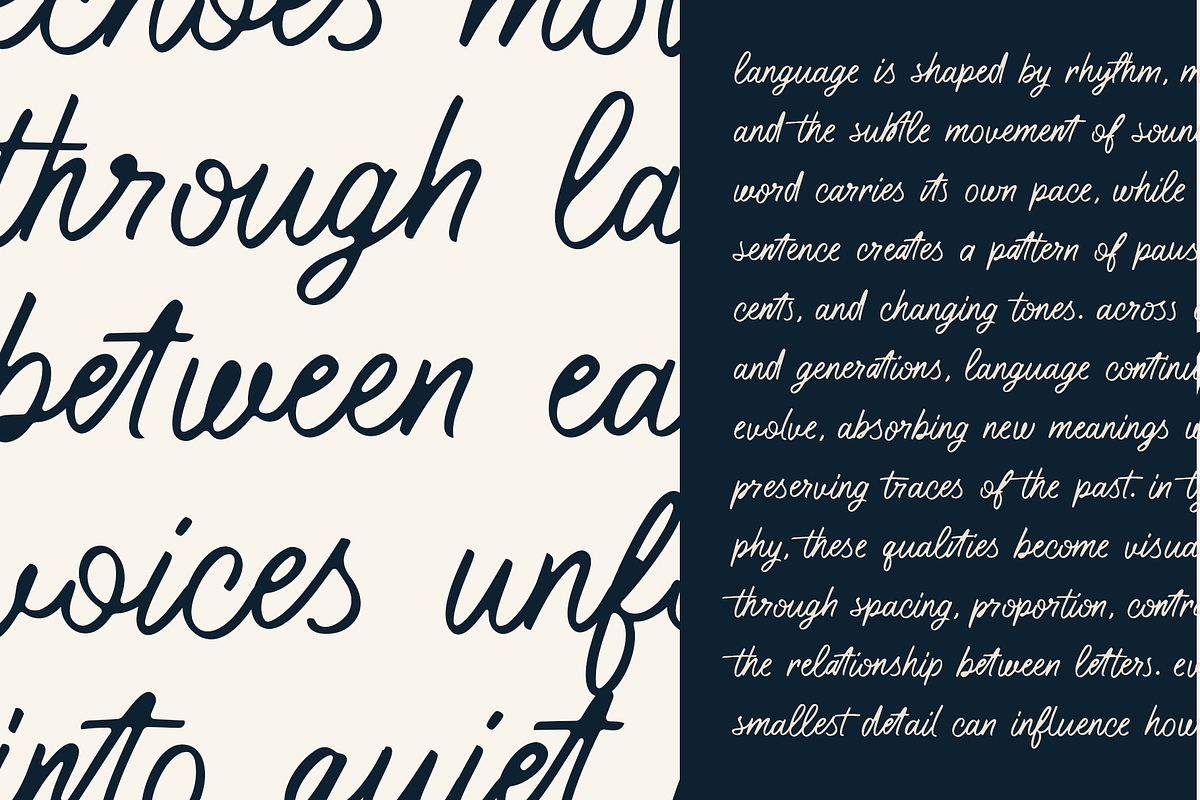 Typeful - Handwritten Script Font, a Script Font by Only Fonts (Photo 15 of 16)