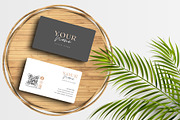 Business Card Template Canva QR Code, a Business Card Template by FakhiiDesigns (Thumbnail 2 of 4)