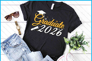Class Of 2026 Graduate Graduation, a Graphic by Creativeusart