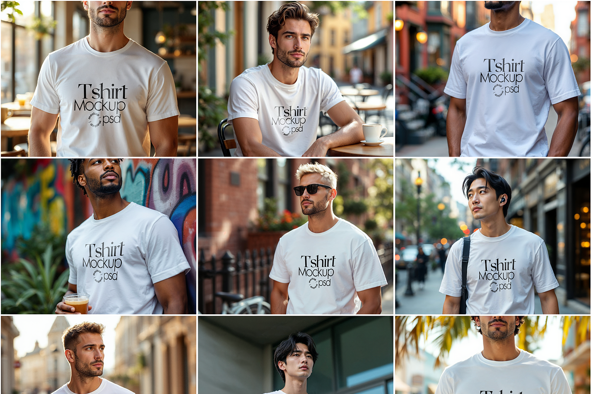 100 T-Shirt Mockup Bundle PSD, a Mockup by MockupShopi (Photo 15 of 15)