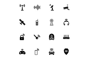 Radio icon - Expand to any size -, a Technology Illustration by Artsaba Family