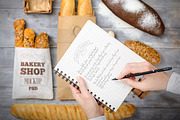 Bakery Mockup, a Print Template by ELFIVETROV DESIGN (Thumbnail 4 of 6)