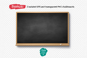Chalked education set (BW), an Object Graphic by Sonya Illustrations (Thumbnail 8 of 8)