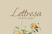 Lettresa Handwritten Typeface, a Script Font by RT Studio (Thumbnail 1 of 11)