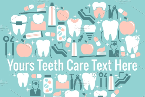 Dental Care Heart Symbol