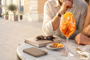 Outdoor afternoon cafe with people e, a Photo by Dvoevnore photos