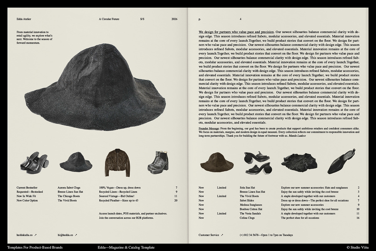 Brand Magazine Template ID⸻Edda, a Branding & Logo Template by Studio Viita (Photo 1 of 11)