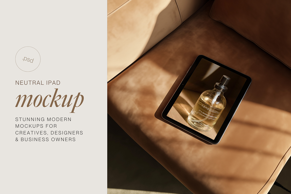 iPad Mockup | Minimalist Mockup, an iPad Mockup by The Ethical Agency (Photo 4 of 4)