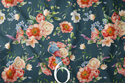 Wildflowers watercolor flowers birds, a Decorative Illustration by Yuliya Derbisheva (Thumbnail 12 of 14)