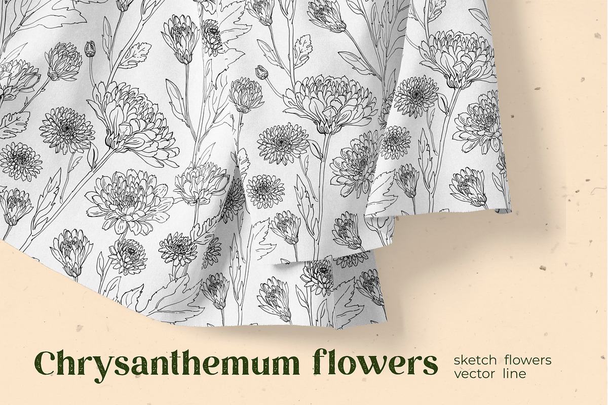 Flowers. Chrysanthemums, an Illustration by irina.vaneeva (Photo 8 of 8)