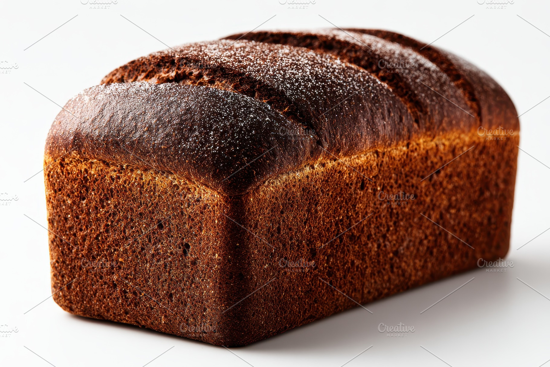 Dark Rye Bread Loaf Rustic Bakery Fr, a Photo by Pixeness Studio
