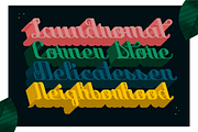 Laurel District Script by Holt510, a Script Font by Holt510 (Thumbnail 6 of 14)