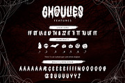 Ghoulies - Horror Display Font, a Sans Serif Font by Alpaprana (Thumbnail 10 of 11)