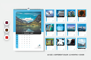 Minimalist 2027 Wall Calendar