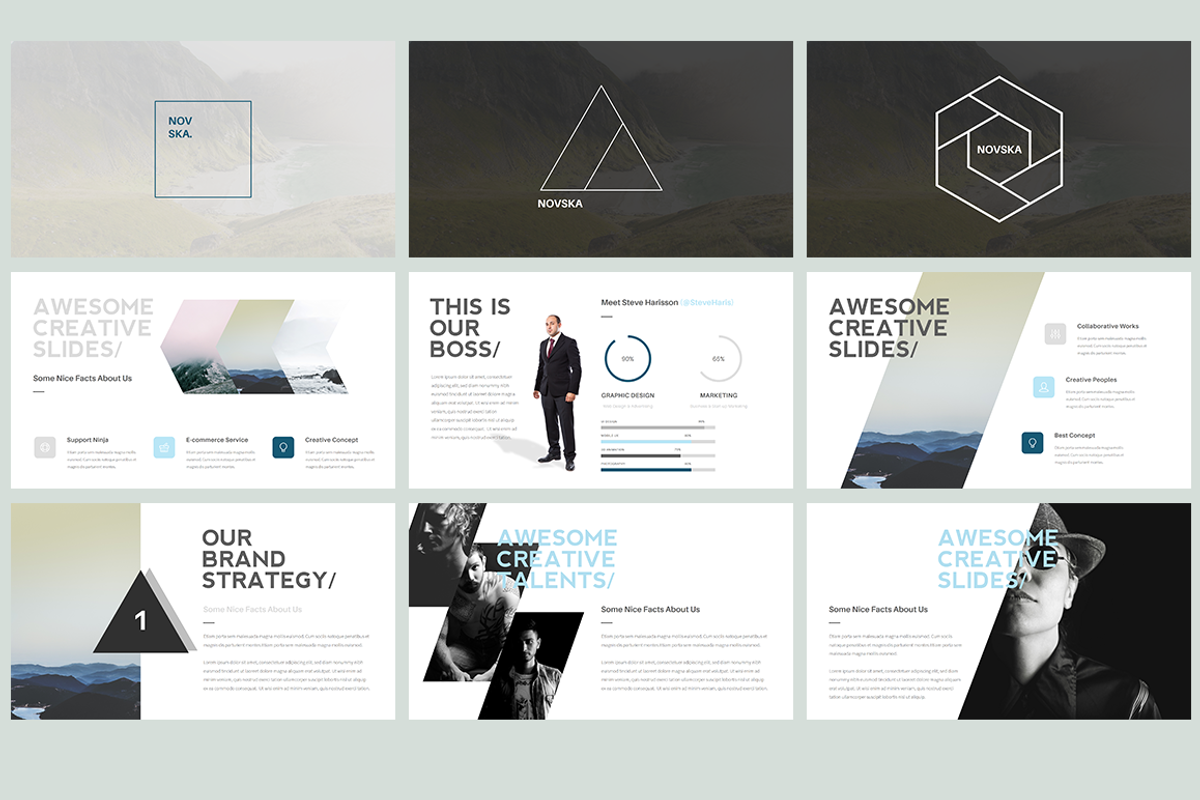 Novska - Modern Powerpoint Template, a Presentation Template by Elokka Std. (Photo 2 of 6)