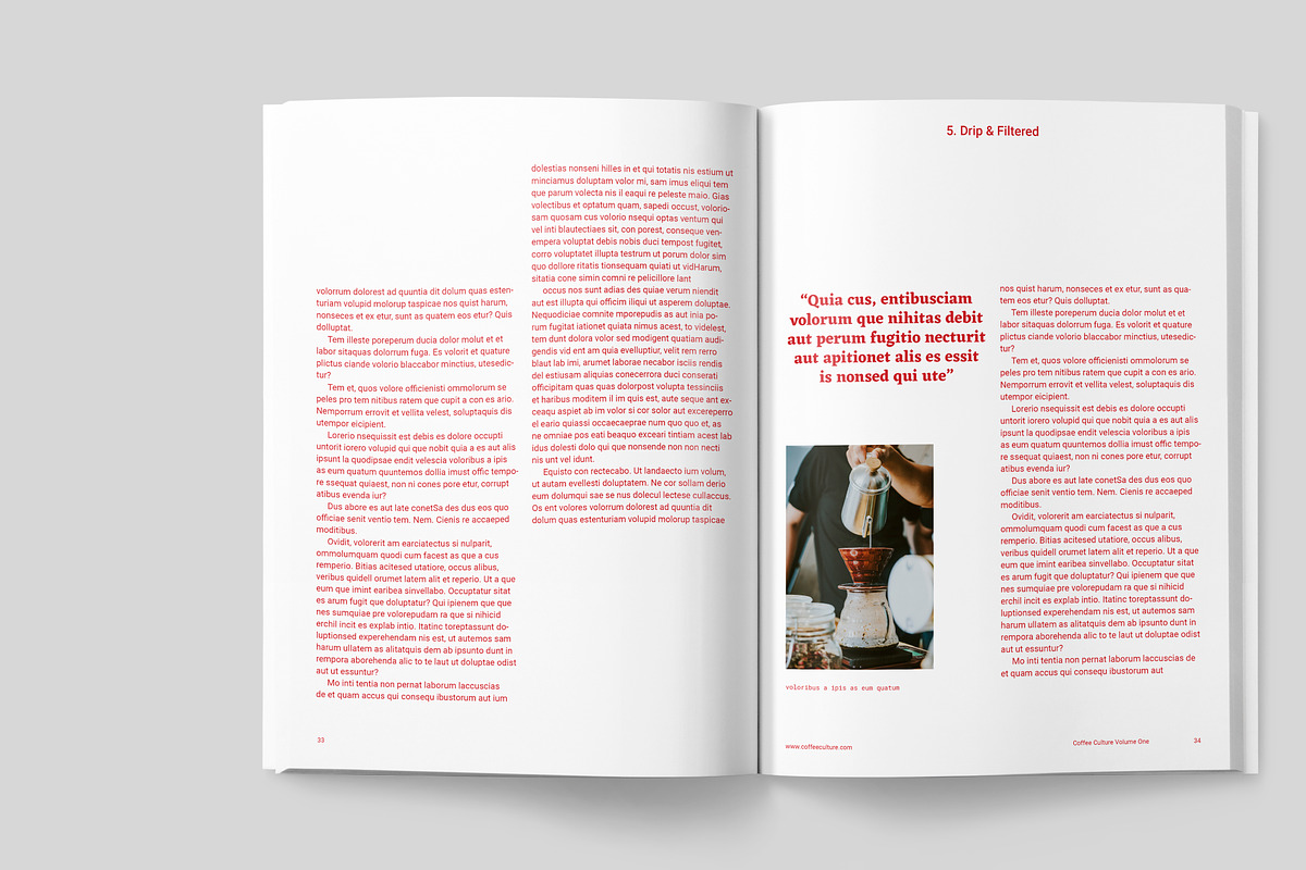 COFFEE CULTURE MAGAZINE, a Magazine Template by MashMish Studio (Photo 23 of 26)