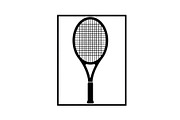 Tennis Racket Icon Silhouette Bundle, an Illustration by Designs_River (Thumbnail 29 of 51)