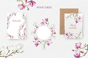 MAGNOLIA - Watercolor collection, a Decorative Illustration by Navenzeles (Thumbnail 3 of 13)
