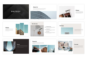 Dmitriev - Google Slides Template