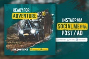Car Adventure 4x4 Instagram Post, a Social Media Template by zokamaric (Thumbnail 1 of 2)