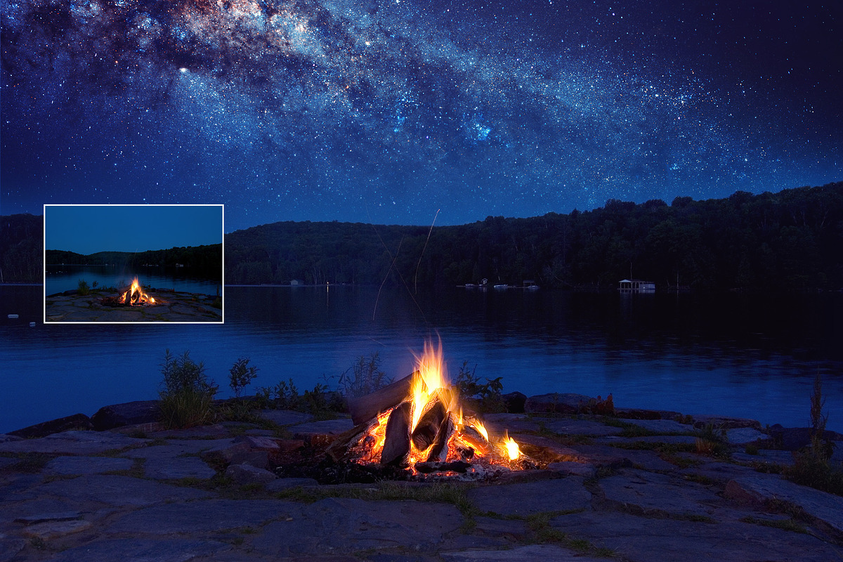 50 Starry Night Overlays preview 5