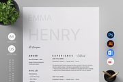 Minimal Resume, a Resume Template by Reuix Studio (Thumbnail 2 of 5)