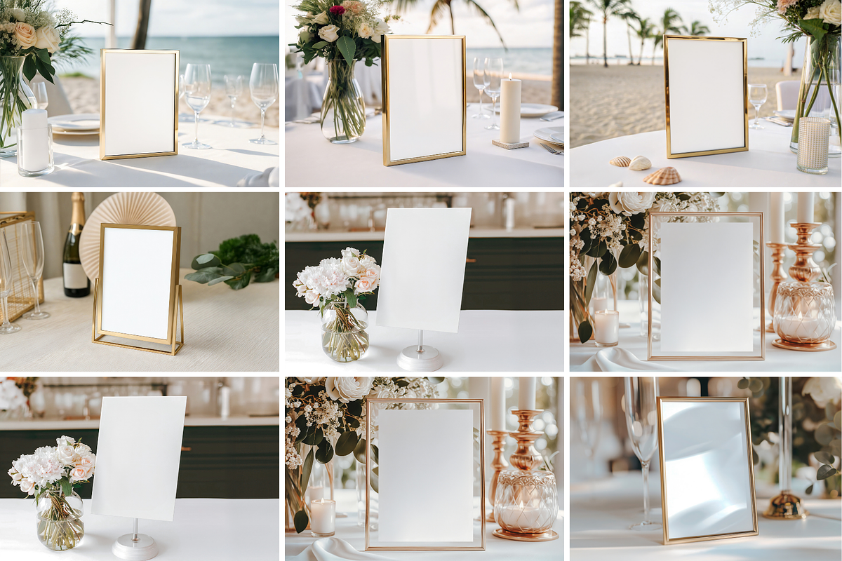 Minimalist 5x7 Frame Mockup Bundle, an Advertising Mockup by MockupWizard (Photo 5 of 7)