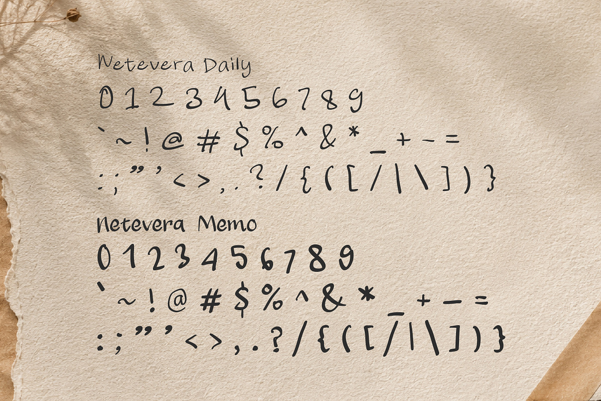 Notevera Duo - Natural Handwritten, a Handwritten Font by Lettertype Studio (Photo 8 of 10)