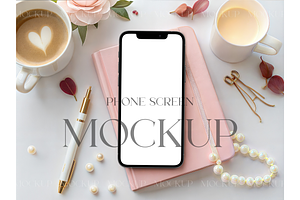 Elegant iPhone Display Mockup, a Product Mockup by MockupWizard